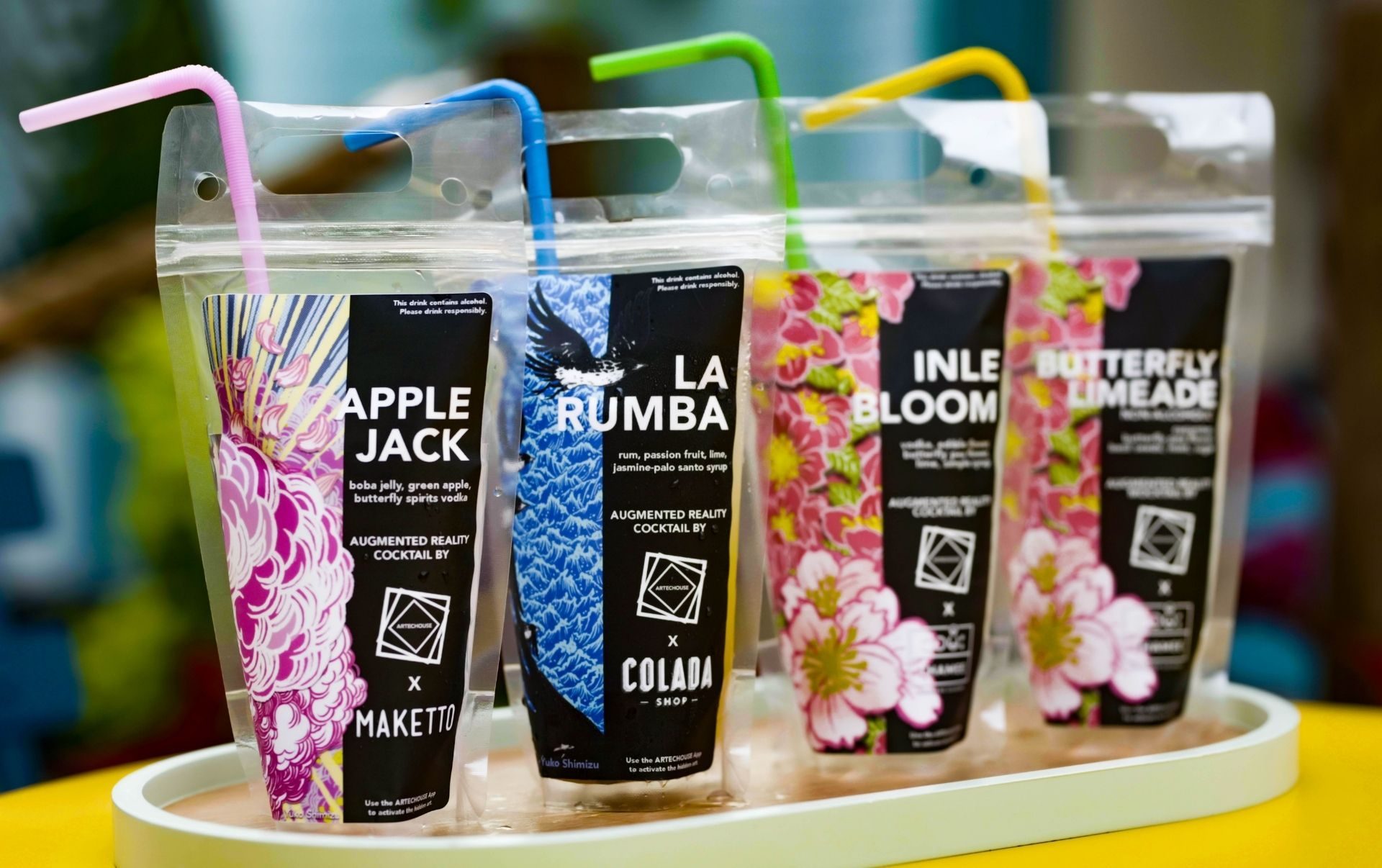 artechouse hanami ar to go drinks press release